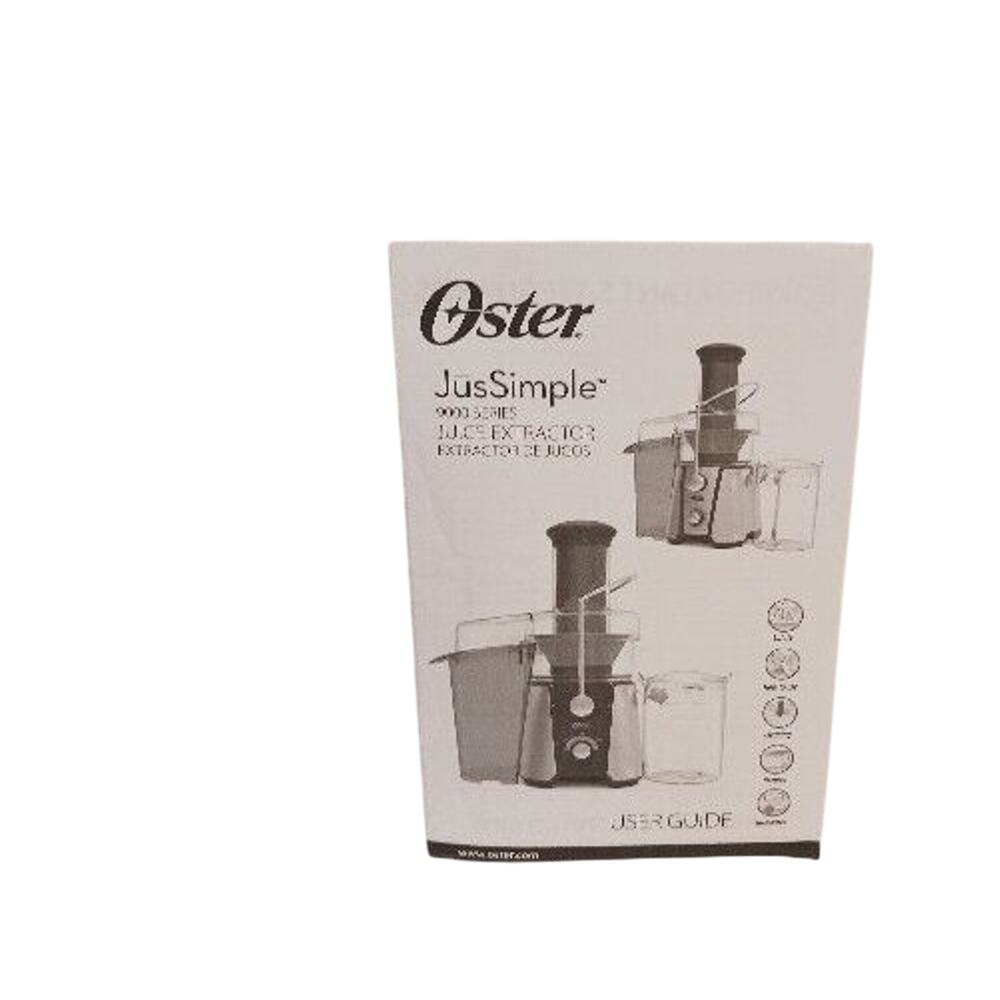 BOOKLET for Oster JusSimple 9000 SERIES Juice Extractor Instructions + Recipes